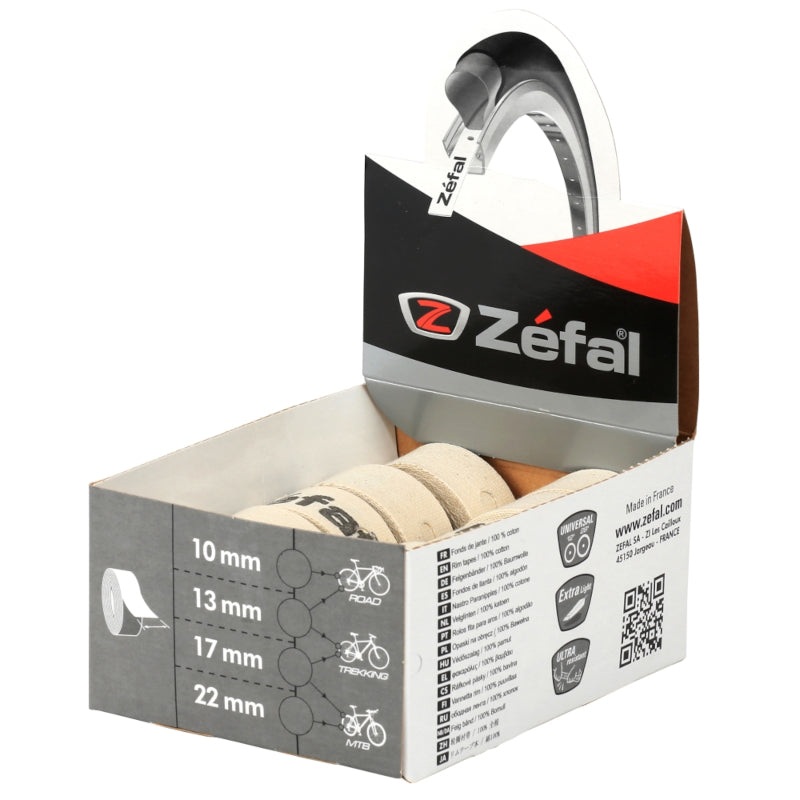 Zefal Self Adhesive Rim Tapes RIM TAPES ZEFAL ADHESIVE 13MM 10PCS (BOX)