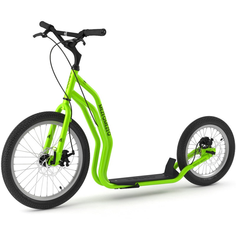 Yedoo RunRun Mezeq Scooter 20/16″ Green SCOOTER YEDOO MEZEQ RUNRUN DISC 20″/16″ GREEN (EA)