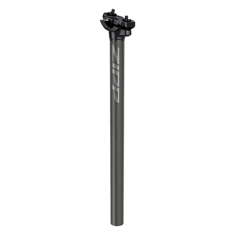 Zipp Service Course SL 0 Offset Seatpost Zipp Seatpost Service Course SL 0mm Setback 31.6mm Diameter 400mm Length Matte Black Logos C2