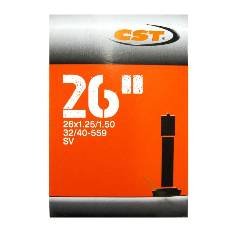 26 x 1.25/1.50 CST Inner Tubes TUBE CST 26 X 1.25/1.50 SV (EA)