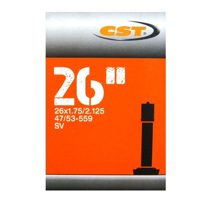 26 x 1.75/2.125 CST Inner Tubes TUBE CST 26 X 1.75/2.125 SV (EA)