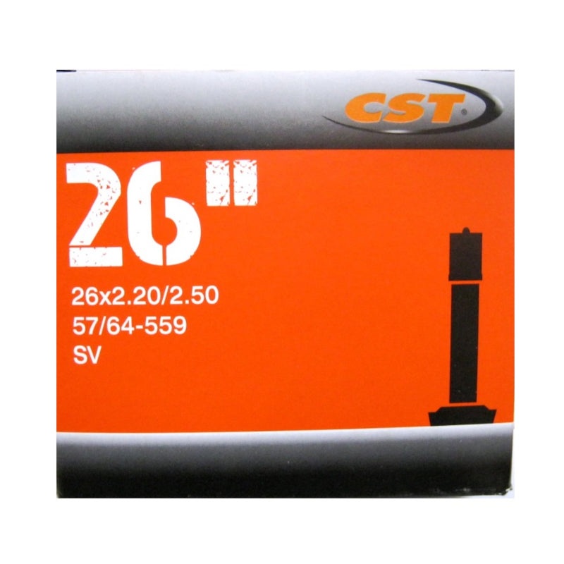26 x 2.20/2.50 CST Inner Tubes TUBE CST 26 X 2.20/2.50 SV (EA)