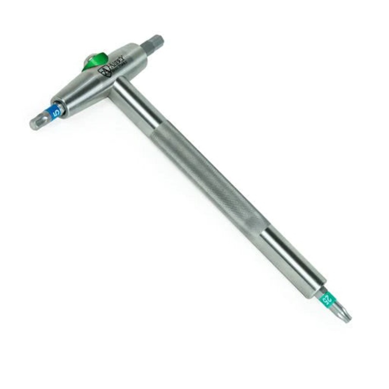 Abbey T-Way Multi Tool with 4 / 5 / T25 Bits Abbey Bike Tools T-Way Multi Tool with 4 / 5 / T25 Bits