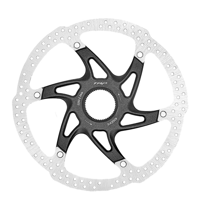 TRP –  RC01E 2.3mm Thick Disc Rotors Centre Lock TRP RC01E 2.3mm Thick Rotor, 160mm, Alloy Carrier, Center Lock (For EVO Brakes Only)