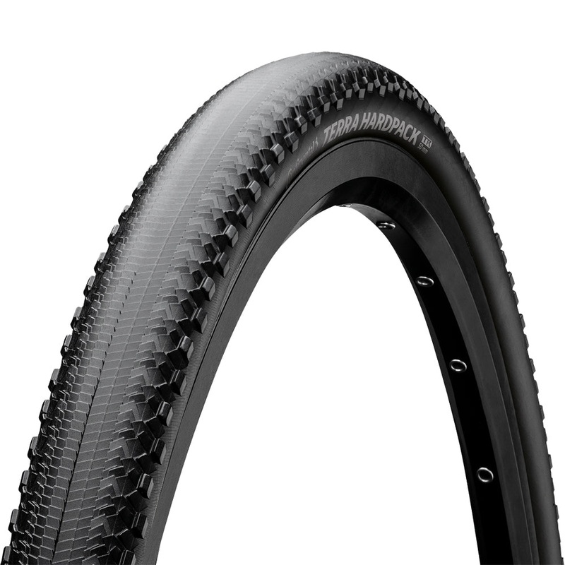 Continental Terra Hardpack 27.5 Continental Terra Hardpack Tubeless Ready Shieldwall Folding Tyre 650b x 50 Black