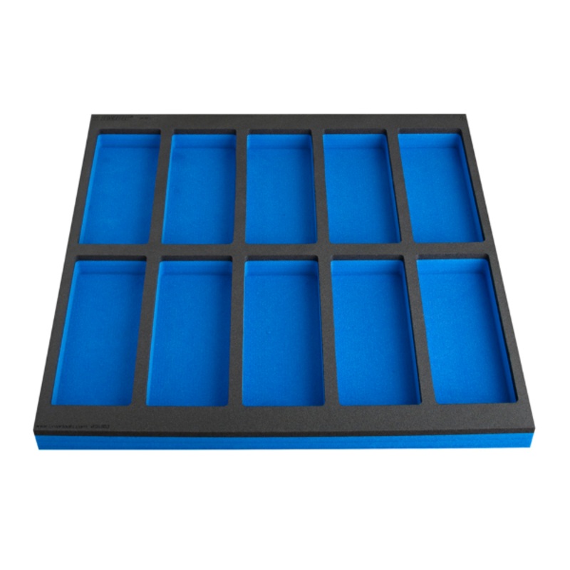 Unior Toolbox Foam Tray With Compartments Unior VL990WD3 Tool Tray with Compartment For Work Bench Wide Drawer Cabinet 570 x 562