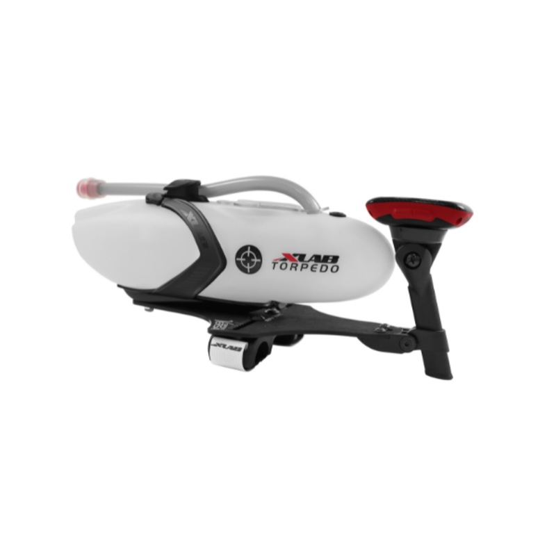 X-Lab Torpedo Versa 200 Clear/Red Aero Bottle XLab-USA Torpedo Versa 200 – Clear/Red