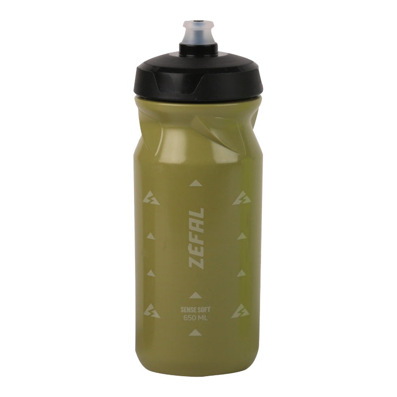 Zefal Sense Soft 65 Bottle Olive Green WATER BOTTLE SENSE SOFT 65 OLIVE GREEN 650ML (EA)