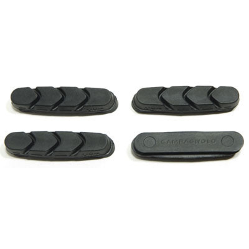 Campagnolo Brake Pads (Old BR-RE600) Campagnolo Brake Pads for Pre 2000, Oval Pad, Vee Shaped Grooves – 4 Pack BR-RE600