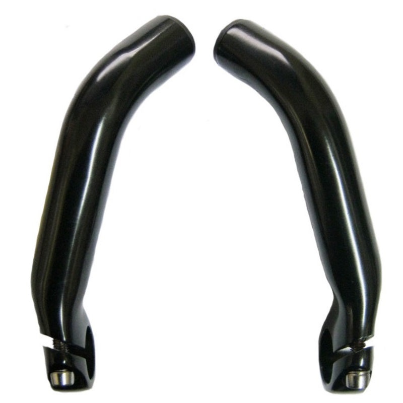 Alloy Handlebar Ends H/BAR ENDS BLACK ALLOY (PR)