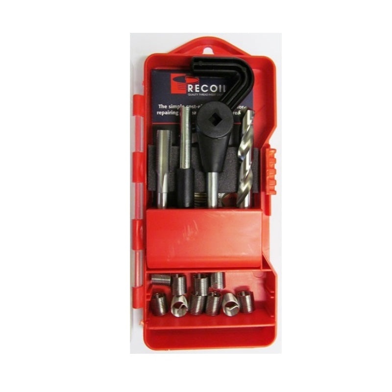 Recoil M10 x 1.0 Thread Repair Kit RECOIL KIT SET M10 X 1.0 [DERAILLEUR] (EA)