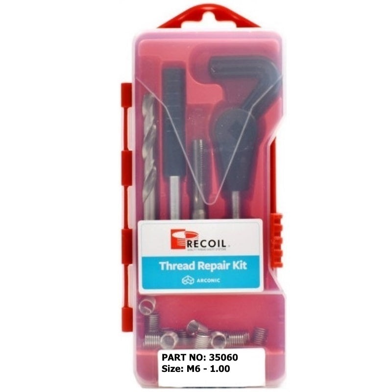 Recoil M6 x 1.0 Thread Repair Kit RECOIL KIT SET M6X1.00 (EA)