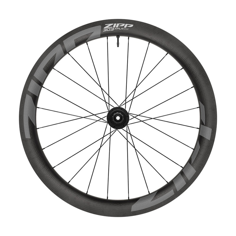 Zipp 303 XPLR SW Wheel Zipp 303 XPLR SW Carbon Tubeless Disc Brake Center Locking 700C Front 24Spokes 12X100mm Standard Graphic A1