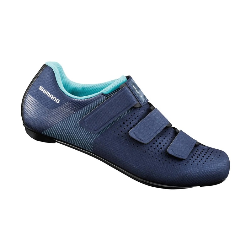Shimano RC1W SH-RC100 Womens Road Bike Shoes Navy 3 Bolt BOA Triathlon 38