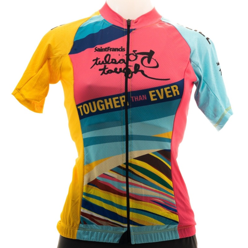 2021 Tulsa Tough Pro Cycling Women Champion Short Sleeve Jersey MEDIUM Crit Race