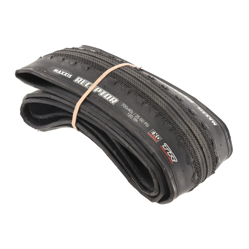 Maxxis Receptor Tubeless Gravel Bike Tire 700 x 40c EXO 120 TPI TR Cycling Race