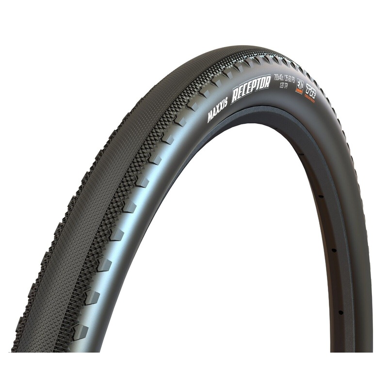 Maxxis Receptor Tubeless Gravel Bike Tire 700x 40c EXO Cyclocross 120 TPI Race