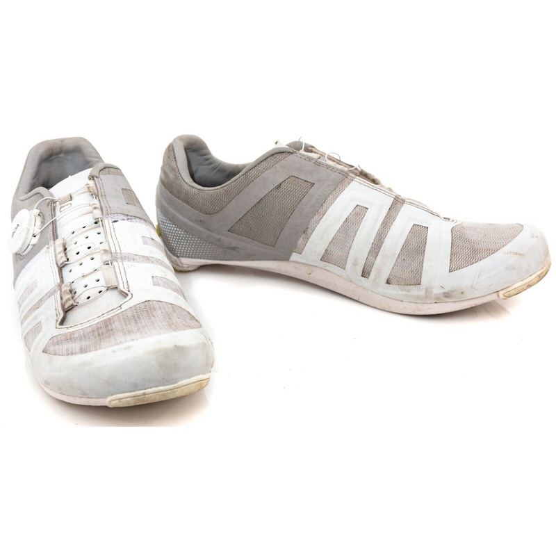 Pearl Izumi Attack Women Carbon Road Bike Shoes EU 42 US 11.5 White 3 Bolt BOA