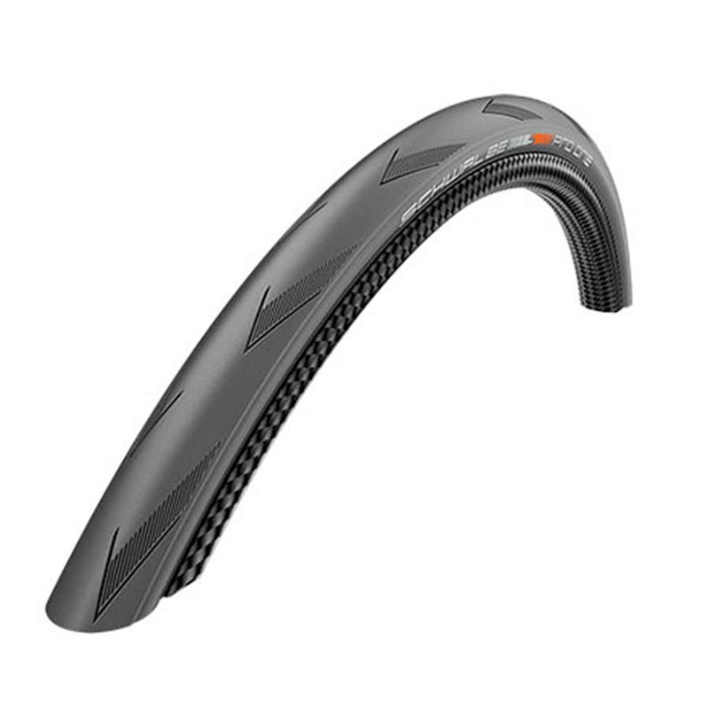 Schwalbe Pro One Tubeless Road Tire Addix Race V-Guard Black 127TPI