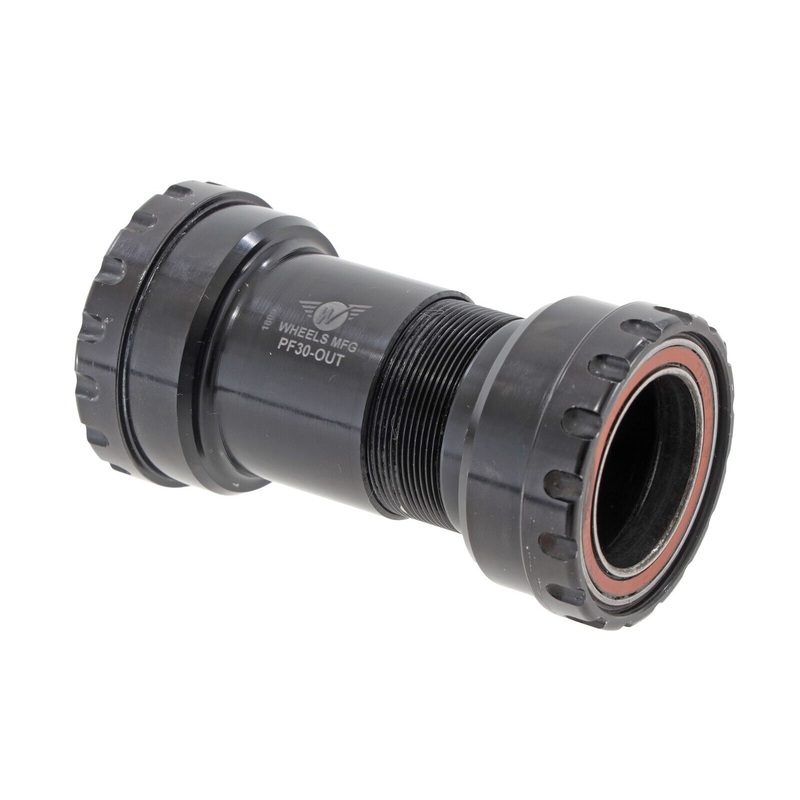 Wheels Mfg PF30 Outboard Thread Together 30mm Bottom Bracket 61-73mm Gravel MTB