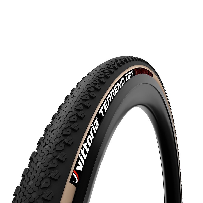 Vittoria Terreno DRY G2.0 Tubeless Gravel Tire 700c Grey & Tan Wall