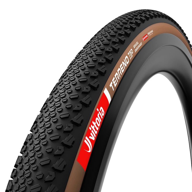 Vittoria Terreno T50 Hardpacked Mixed Gravel Tire 700 x 40c Black/Tanwall