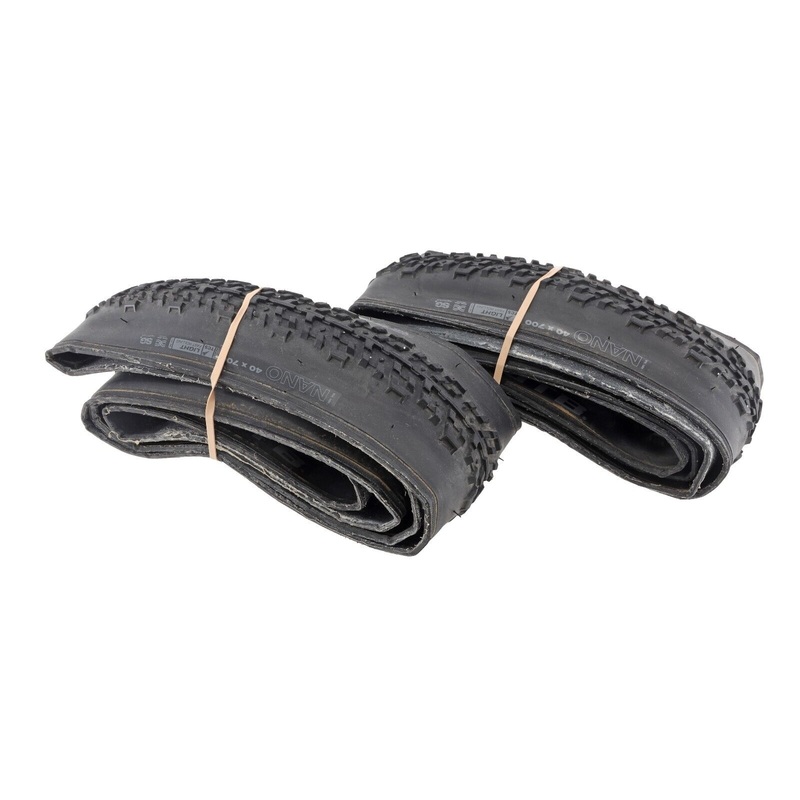 WTB NANO TCS 700x 40c Gravel Bike Tires 1 PAIR Black Fast Rolling Light Tubeless