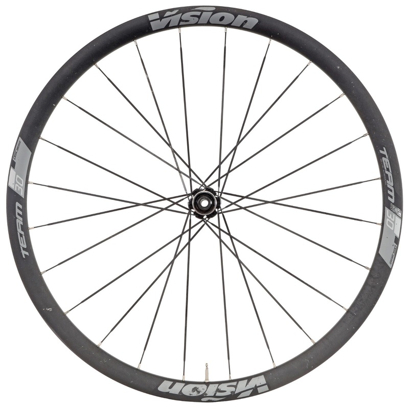 Vision Team 30 Alloy CL Disc DB TLR Road Bike FRONT Wheel 12 x 100mm Thru-Axle