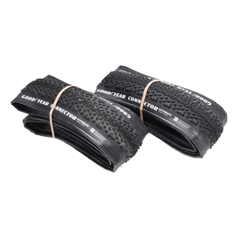 Goodyear Connector Ultimate Rk 700 x 40c Tubeless Gravel Bike Tire PAIR Black CX