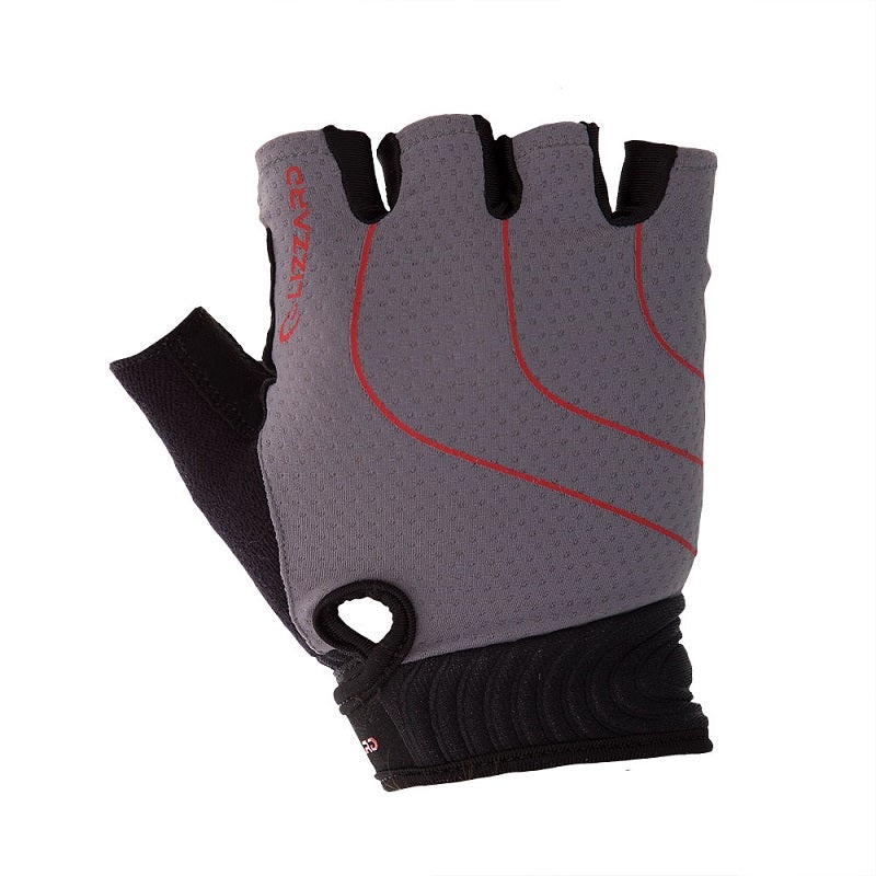 LIZZARD Welland Gloves S Black/Grey/Red