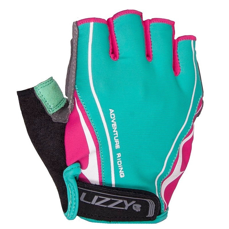 LIZZARD Freewheel Ladies Gloves Teal/Pink L